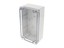 Polycarb Enclosure 160x90x60mm Clear Lid Grey Body IP66 [1554J2GYCL]
