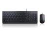 Lenovo Wired Keyboard & Mouse Combo , Windows 7/10/11 , 1000DPI High Resolution Optical Sensor , 1.8M Cable , USB2.0 , Black [LENOVO 4X30L79883]