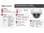 Hikvision AcuSense Fixed Dome Network Camera, 4MP, 2.8mm Lens, Upto 30m IR, 1/3" Progressive Scan CMOS, Max Res:2688x1520, H2.65+, WDR:120dB, BLC, HLC, 3D DNR, 1x RJ45 10 M/100M , Built-in Microphone, Powered By DarkFighter, 12VDC± 25%,0.6A/POE [HKV DS-2CD2146G2H-ISU (2.8MM)]