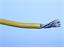 UTP CAT5E 4PR 100R Solid Copper Yellow {CCA} Cable [CAB04PR UTP SOLID COPPER YL]