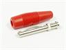 Banana Plug 4mm Nickel Plated Brass Contact 30A 30VAC / 60VDC CAT I [VON30 RED]