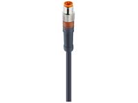 Cordset M8 B Code Shielded Male Stright. 5 Pole Single End Screw Lock - 2M PUR Cable IP67 [RSMSV5-298/2M-ECN]