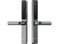 EZVIZ Smart Dual-Sided Fingerprint Door Lock, Metallic Grey, Unlocking Method: Passcode / Proximity Card / Mechanical Key (for Emergency), 2.4GHz WiFi, luetooth, Lift-Up Lock Body, Lock Cylinder:2885/3585, IP65 (Front/Rear Panel) [EZVIZ CS-DL06 PRO]