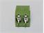 5mm Screw Clamp Terminal Block • 2 way • 16A - 250V • Straight Pins • Green [CLL5-2E]