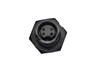Circular Connector Plastic IP67 Waterproof Bayonet Lock Female Panel Receptacle 4 Pole 5A/250VAC - 15,6x14,8 Panel Cutout (5/8") -40 - 105° [PM04FCC-KCS7001]