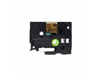 Brother Compatible Label Cartridge, TZE in Black on Gold Tape 24mm (8metres), AZE-851 = BRH TZE 851 [AZE-851]