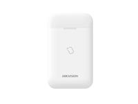 Hikvision Wireless Tag Reader 868MHz Two-Way Wireless Communication, RF Distance:1200m Open Area, Operation:Stay Arm/Away Arm/Disarm by Areas, RF Modulation:2GFSK , Wall Mount, Incl:3xAA Batteries, AES-128 Encryption, 75×124×21mm, 176g [HKV DS-PT1-WE]