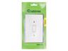 Crabtree Classic 1 Lever 1 Way Switch 4X2 with Metal Cover Plate White 50x100mm [CRBT 18014/101]