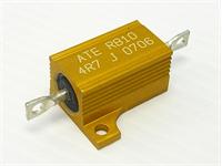Wire Wound Aluminium Housed Resistor • 10W • 47Ω • ±5% • Axial, Size 19x11x10mm [RB10 47R]