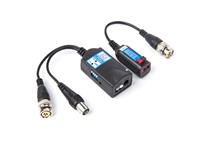 HD Active Video Balun Tranceiver, 1CH HD 1080P, Transmit 8MP Signal VIA UTP, up to 400M. NB Requires 12V 1A PSU. Not Included. Suitable for AHD, CVI, TVI as well as CVBS. [BALUN 1CH A-TX/RX 4IN1 BNC]