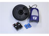 ET DC Blue ADV Roll-Up Full Kit (Motor.control Box.2X Batteries 12V1.3A.2XTX4 Button/Built in Receiver and Counter Weight [ET DC BLUE ADV ROLL UP FULL KIT]