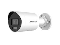 Hikvision Smart Hybrid Darkfighter Fixed Mini Bullet Network Camera 4MP 4mm Lens, 1/3" CMOS, Max Res. 2688 × 1520, IR White Light, BLC, HLC, 3D DNR, WDR 130 dB, 1 RJ45 10M/100M Ethernet port , Built-In Memory Card Slot Up to 512 GB, IP67 [HKV DS-2CD3046G2H-LI (4MM)]