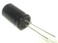 Mini Non-Polarized Electrolytic Capacitor • Lead Space: 5mm • Radial • Case Size: φD 12mm, Height 21mm • 100µF • ±20% • 63V [100UF 63VRNP]