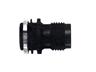 4 way Circular Sensor Connector Incorporation Plug Black with Fixing Thread and without Sealing Hole [09-0431-81-04]