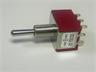 Miniature Toggle Switch • Form : 3PDT-(1)-0-(1) • 5A-120 VAC • Solder-Lug • Std-Lever Actuator [8307]