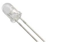 3mm Solid State Dome Ultraviolet LED Lamp with 120mcd 35mW and 20° viewing angle [L-7104UVC-D]