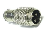 Inline Straight Microphone Plug • 3 way [NC513-IL]