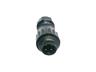 Circular Connector - RD24 Style Econo 4 Pole (3P+Earth) Cable End Male Straight Strain Relief Screw Term. Cable OD 4,5-7mm. 16A/400VAC. IP67 [CA3LS-I-ECN]