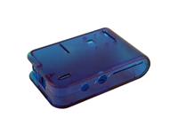 104x63x30mm Handheld Plastic Enclosure for RASPBERRY PI B in Translucent Blue Colour [1593HAMPITBU]