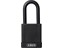 ABUS Industrial Safety Padlock Black, Aluminium Body, Width:40mm, Shackle Diameter:7mm, High Precision 6 Pin Cylinder, RH6, Vertical Clearance:38mm, Locking Type:Key, Depth:20mm, Height:90mm, Intrinsically Safe, Key Retaining, Weight:110g [ABUS PADLOCK 74/40 BLK]