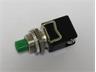 APEM Momentary Push Button Switch Round 1 N/O Screw Term, Green 2A@250VAC/24VDC 3A@12VDC [1223C3]