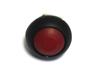 Push Button Switch 17mm Round Brazel - Momentury 100mA 50VDC (125MNA 125VAC/400MA 32VAC) IP67 1N/C Red [PBR171BTLE2]