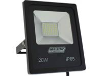 LED Floodlight 220V 20W Cool White IP65 Black 120° Beam Angle 1800 Lumens [MAJ ELF20CW]