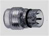 Male Circular Connector M12 • 4way • Solder • with Sealing Hole • Transparent • 125V 3A [09-0431-50-04]