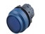 Push Button Actuator Illuminated Momentary • Blue Lens • Blue 30mm High Bezel [P304MBB]
