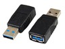 Adaptor USB(3.0)-Male to USB-Female Straight [ADAPTOR USB3.0 M/F ST]