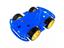 4WD 2 Tier Robot Car Chassis Kit with Speed Encoder [HKD 4WD SMART CHASSIS KIT BLUE]