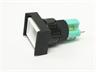 18x24mm Rectangular Push Button Switch Illuminated Momentary • IP40 • Solder • 1P [P1824M1S]