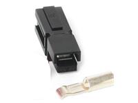 45A/600V 1 Pole Straight Solder Connector Black [PP45-ECN BK]