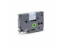 Brother Compatible, TZE Speciality Tape : Blue on White Fabric Tape 12mm ( 3 metres) [AZE-FA3]