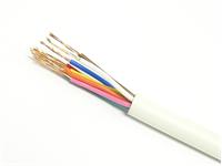 Comms Cable 8 core Stranded • 0.45mm2 each • White Colour [CABCOM08F]