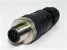 Circular Connector M12 A COD Cable Male Straight. 5 Pole Screw Terminal PG7 Cable Entry [RSC 5/7]