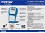 Brother P-Touch PH110 Handheld/ Mobile 2 Line Printer, 6-12mm Tape, QWERTY Keyboard - (9V Adapter Not Included) [BRH PTP-H110 BLUE]
