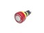 Emergency Push Button 25mm Round Rotary Release 1 N/O-N/C Plug 12V LED IP65 [PBME25TRP-L12-65]