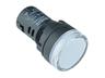 Indicator LED Lamp White 12VAC/DC 2W Panel Cutout=22mm [L300EW-12]