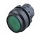 Push Button Actuator Illuminated Latching • Green Lens • Black 30mm High Bezel [P304LG]