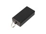 ABS Encloure 80 mm x 40 mm x 20 mm Black With Keyring [1551KRBK]