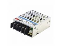 Metal Case Small Outline Switch Mode Power Supply Input: 85 ~ 305VAC/100 - 430VDC. Output 15VDC @ 1A. Terminal Block Term. 4KVAC Isolation [LM15-23B15]
