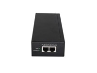 Gigabit PoE Injector 55V 1.63A 90W, 1xRJ45 Port for PoE O/P, 1xRJ45 Port for Data I/P, Auto MDI/MDIX, Full-Duplex Flow Control IEEE 802.3x, Cannot Power Passive PoE Devices, Surge Protection, Includes Power Cable [POE-55V-90W]