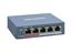 Hikvision Smart Managed 4-Port 100 Mbps PoE Switch , 4×100 Mbps PoE RJ45 ports, 1×100 Mbps network RJ45 port , IEEE 802.3at , 48VDC@1.35A , MAX POWER:65W , 105×27.6×83.1mm [HKV DS-3E1105P-EI]