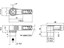 DIN Plug Inline 3P Angled (931597517) [MAWI30B GREY]