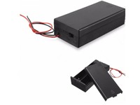2 x 18650 Battery Holder with Cover and Switch [CMU 2X18650 BAT HOLD WITH SWITCH]