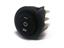 Round Rocker Switch • Form : DPDT-1-0-1 • 10A-250 VAC • Solder Tag • Ø20mm • Black Round Actuator • Marking : I / O / II [MR3230-R6BB]