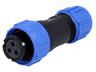 Circular Connector Plastic IP68 Screw Lock Female Cable End Plug 3 Pole 13A/250VAC 4-6,5mm Cable OD [XY-CC130-3S-I]