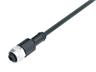 Cordset M12 A COD Female Stright. 5 Pole - Single End - 2M PUR CableIP67/IP69K - UL Approved [77-3430-0000-50005-0200]