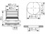 Circular Connector M23 Signal Panel Jam Nut Housing Male Thread. Rear Mounting. With Anti-Vibrating O Ring [7458000000]